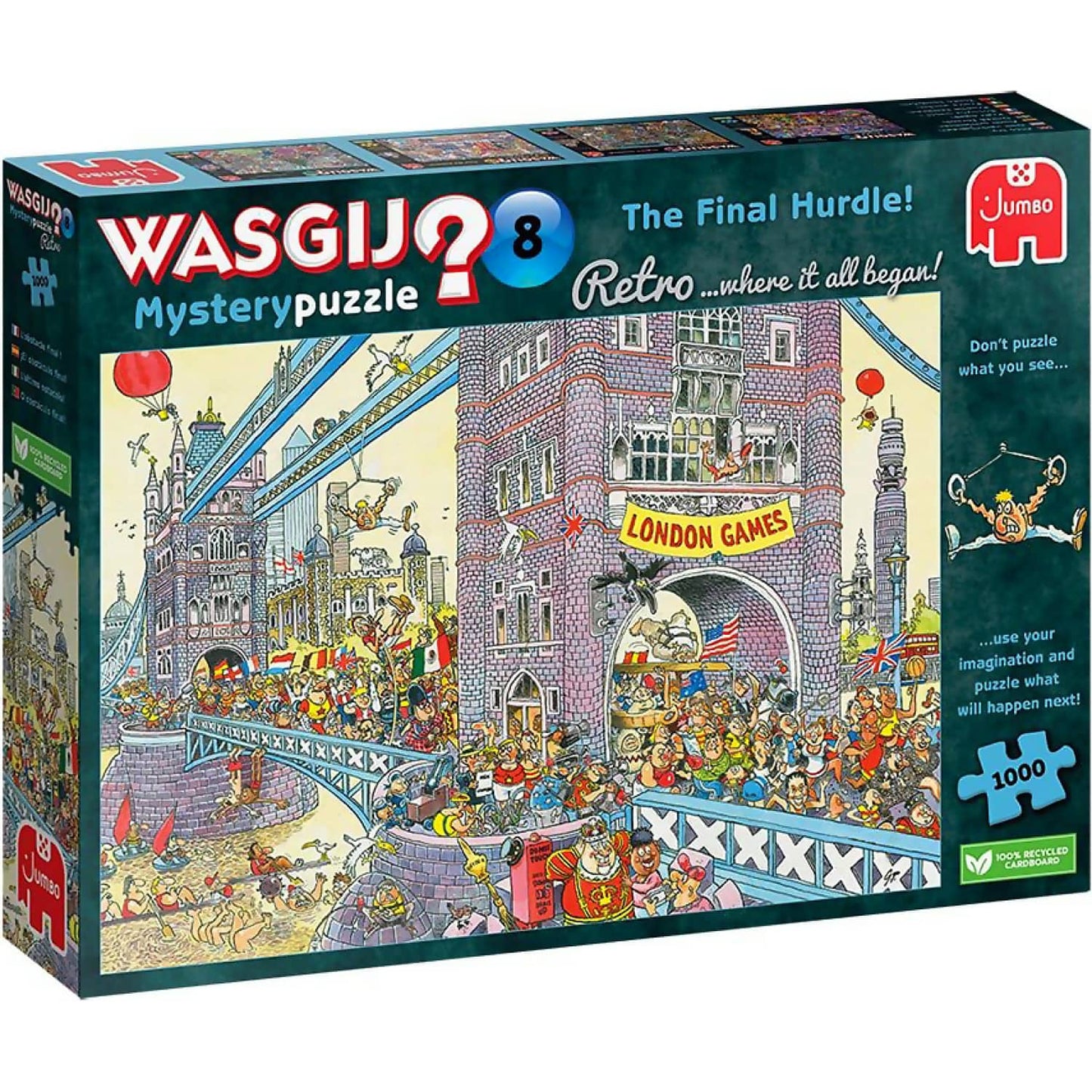 Wasgij - ? - Retro Mystery No.8 The Final Hurdle! Jigsaw Puzzle 1000pc