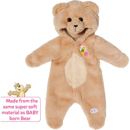Baby Born - Baby Doll Bear Suit Outfit 43cm (doll Not Included)