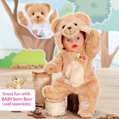 Baby Born - Baby Doll Bear Suit Outfit 43cm (doll Not Included)