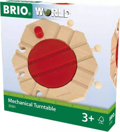 Brio -  World - Wooden Train Tracks Mechanical Turntable