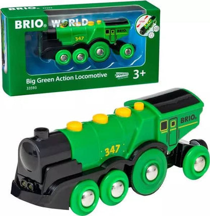 Brio -  World - Big Green Action Locomotive Train