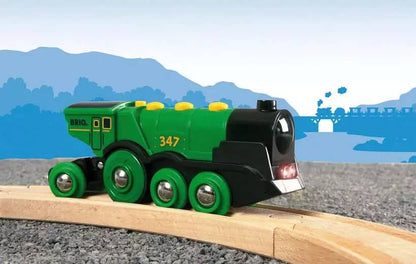 Brio -  World - Big Green Action Locomotive Train