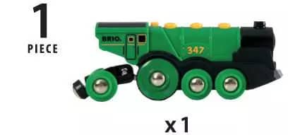Brio -  World - Big Green Action Locomotive Train