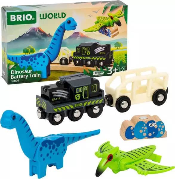 Brio -  World - Dinosaur Battery Train 5pce