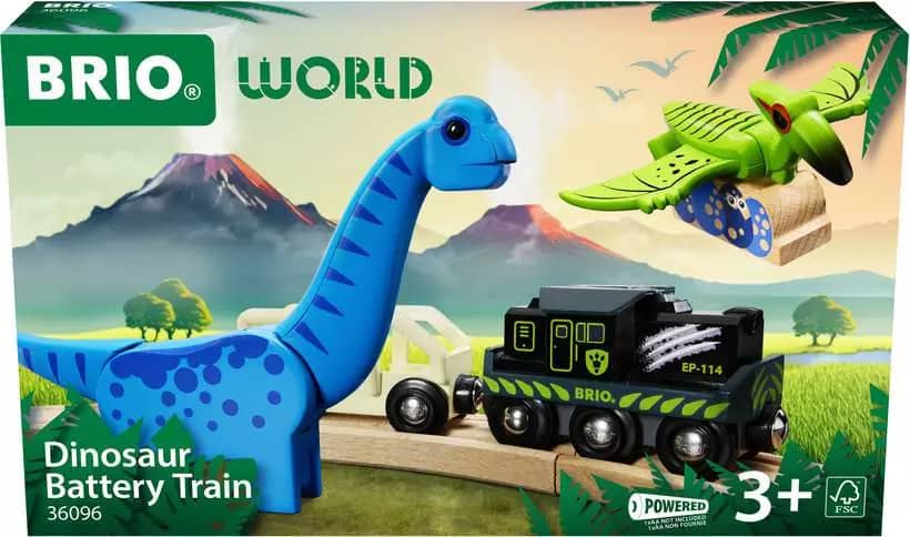 Brio -  World - Dinosaur Battery Train 5pce