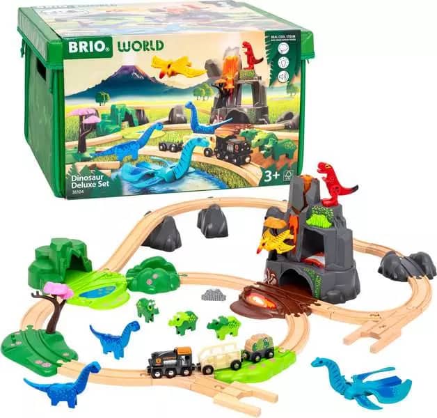 Brio -  World - Train Set Dinosaur Deluxe Set 45pce
