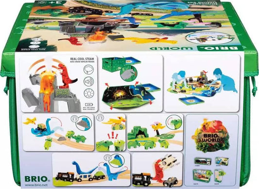 Brio -  World - Train Set Dinosaur Deluxe Set 45pce