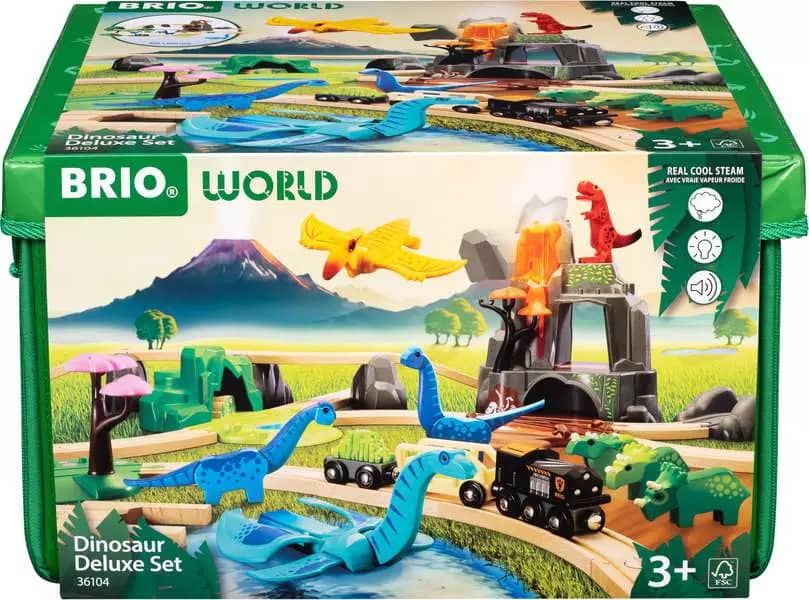 Brio -  World - Train Set Dinosaur Deluxe Set 45pce