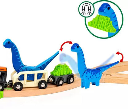 Brio -  World - Train Set Dinosaur Deluxe Set 45pce