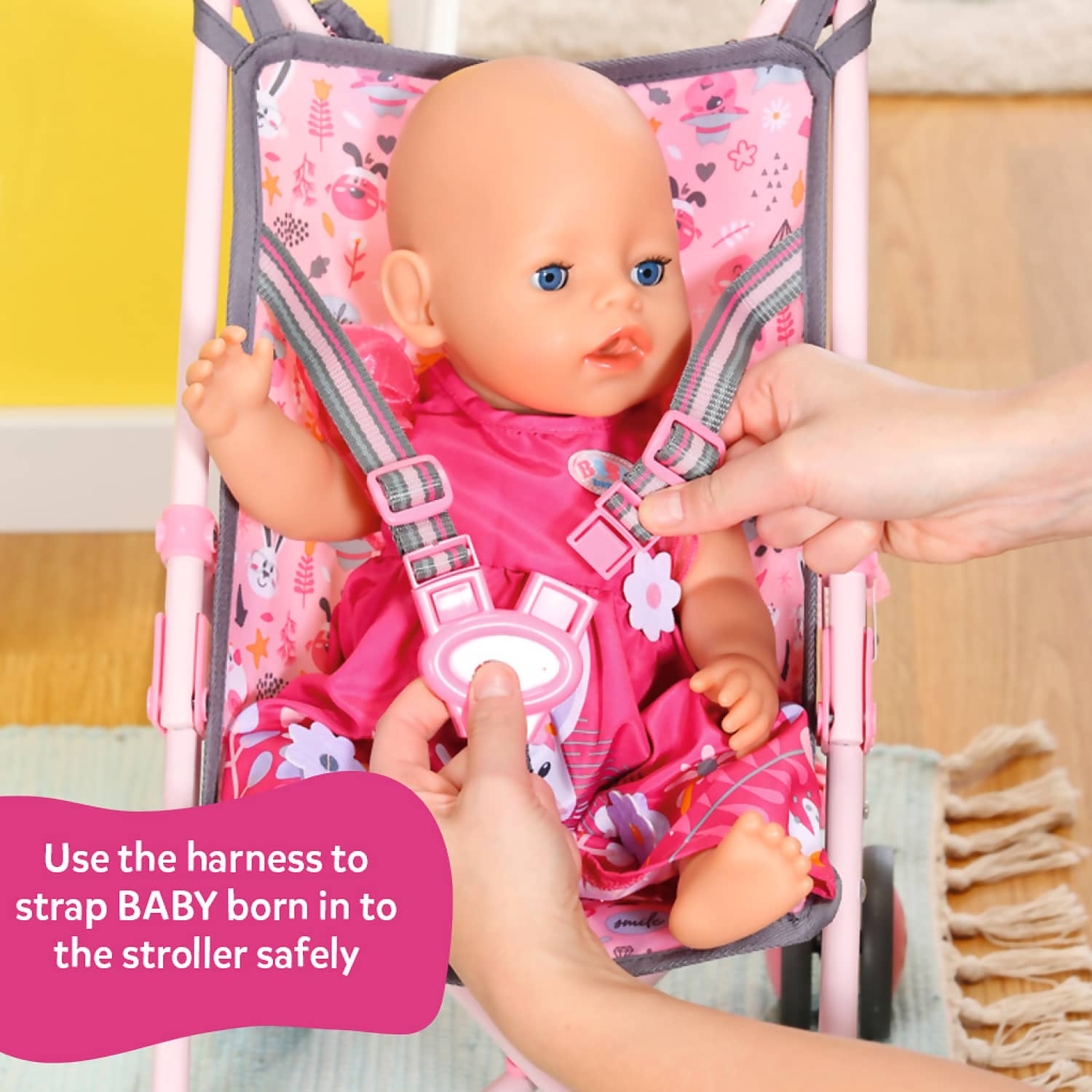 BABY born - Baby Doll Stroller With Bag (doll Not Included)