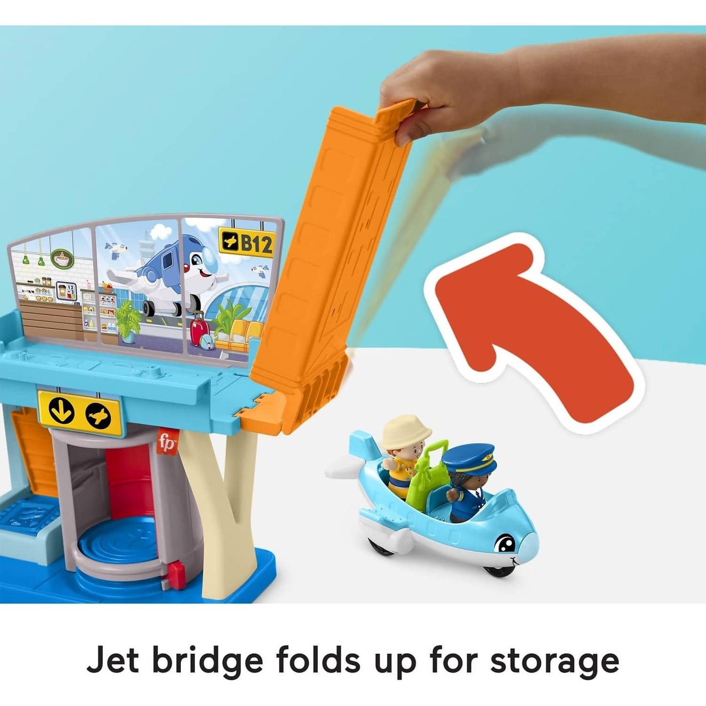 Fisher-Price - Little People Everyday Adventures Airport Playset - mattel