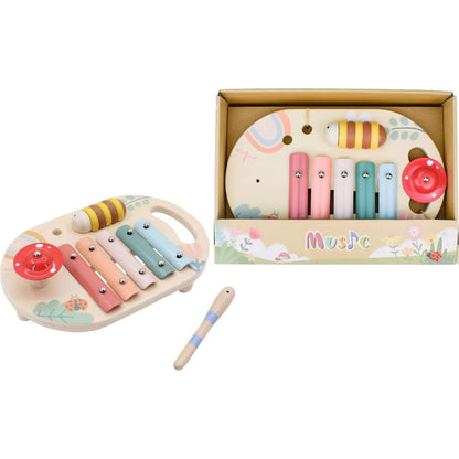 Kaper Kidz - Wooden Spring Insect Music Table