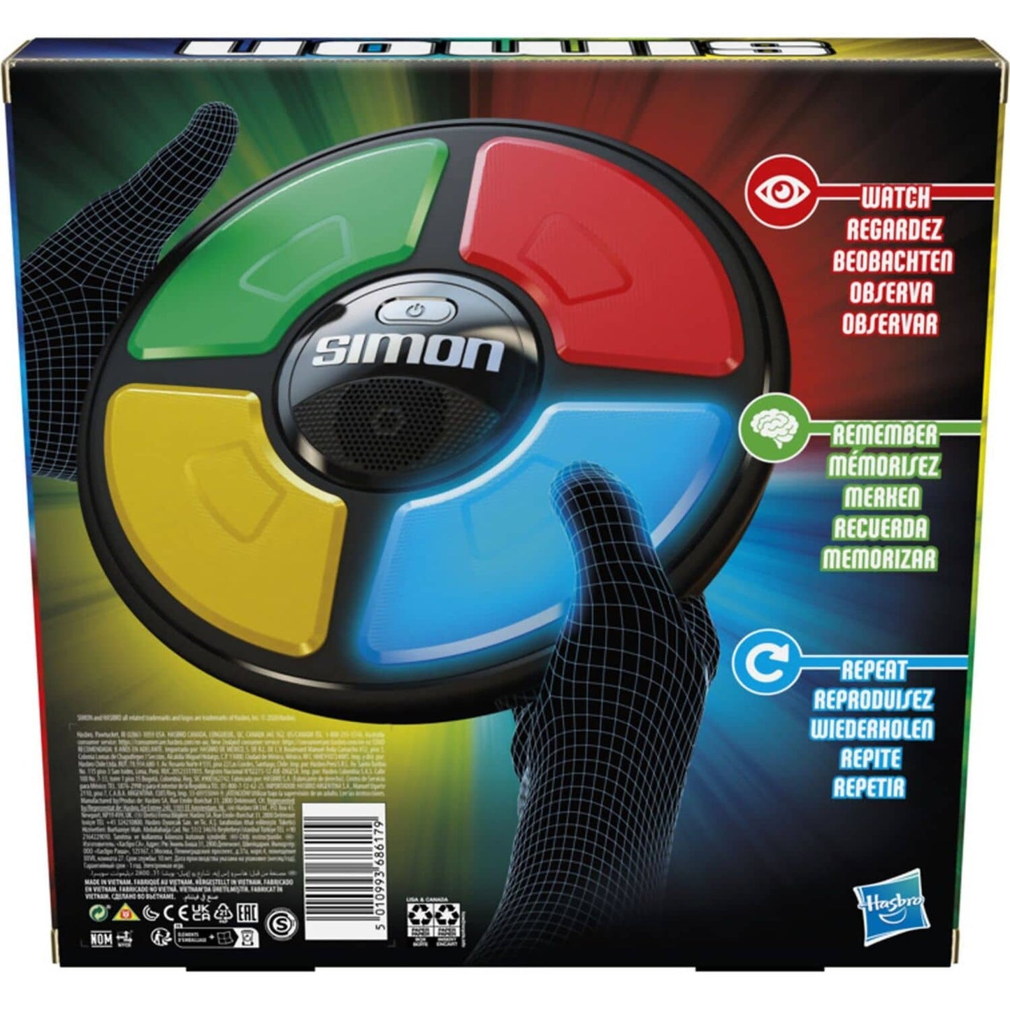 Hasbro -  Gaming - Simon Classic Electronic Game - Hasbro