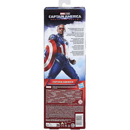 Marvel -  Studios - Captain America Brave New World Titan Hero Series Captain America 12-inch Action Figure