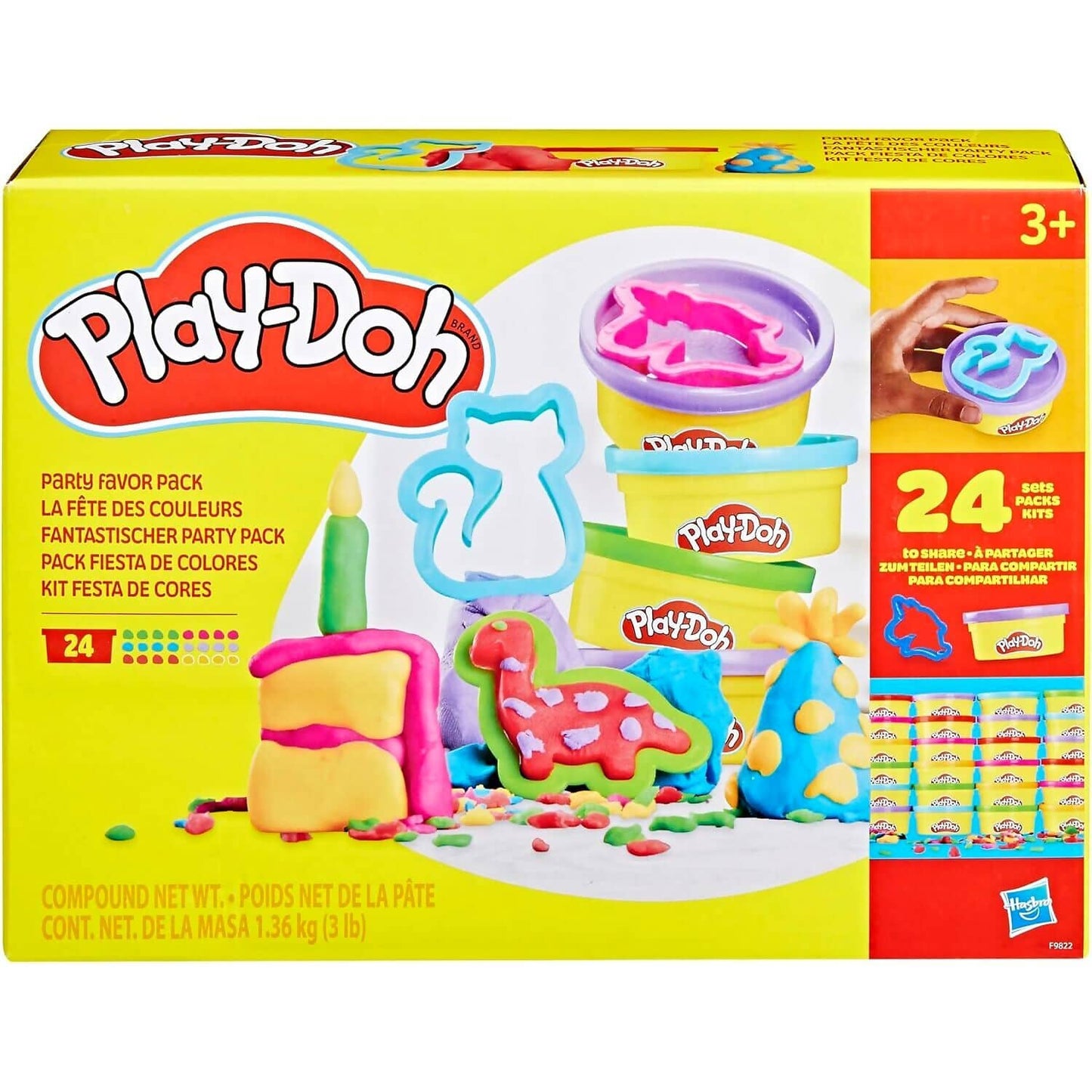 Play-Doh - Party Favor Pack 24 Pack Of Modeling Compound With Cutters - Hasbro