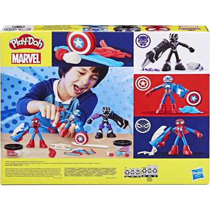 Play-Doh - Marvel Hero Adventure Playset With 3 Marvel Action Figures And Accessories - Hasbro