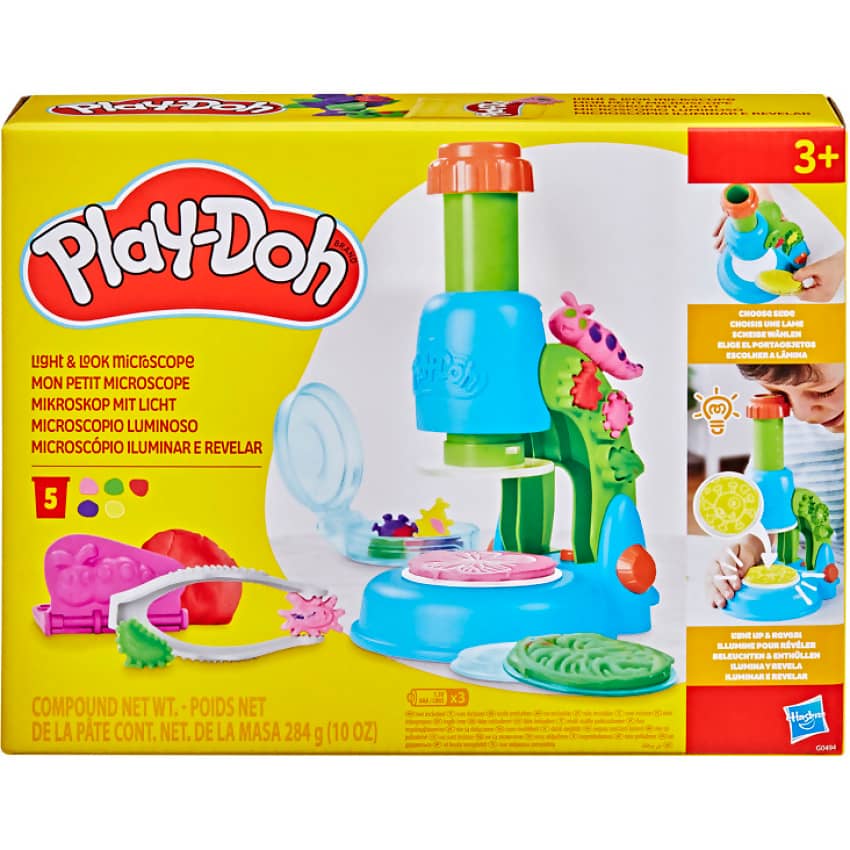 Play-Doh - Light And Look Microscope Set - Hasbro