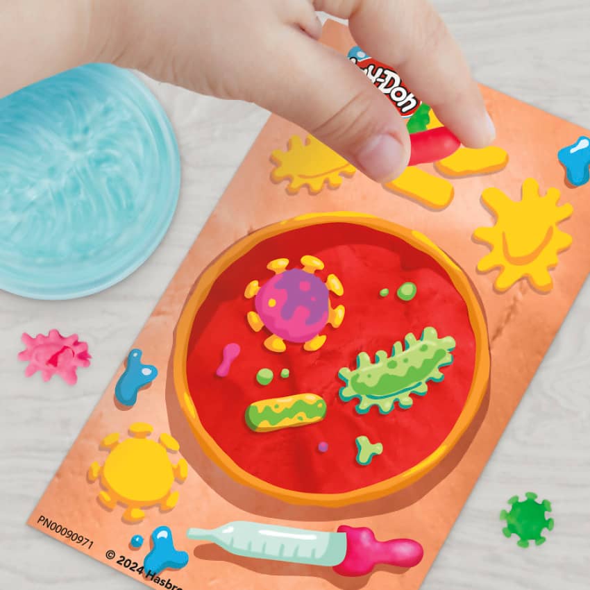 Play-Doh - Light And Look Microscope Set - Hasbro
