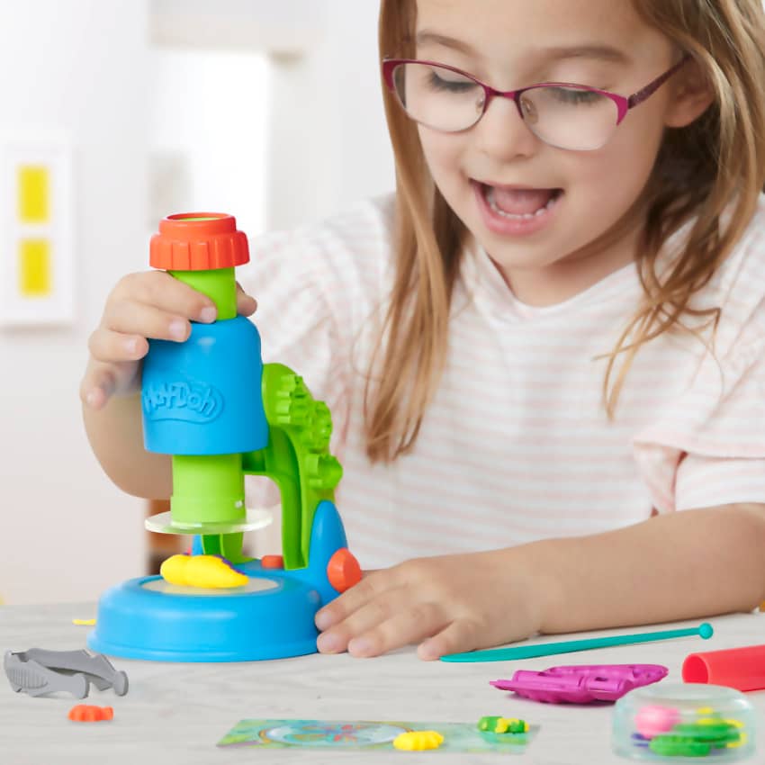 Play-Doh - Light And Look Microscope Set - Hasbro