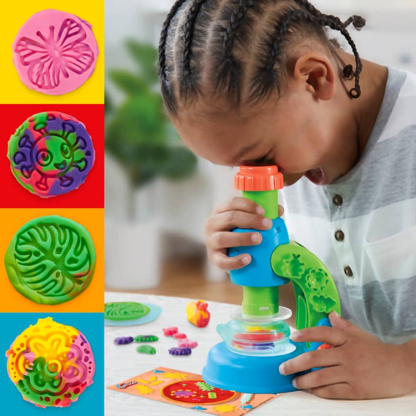 Play-Doh - Light And Look Microscope Set - Hasbro