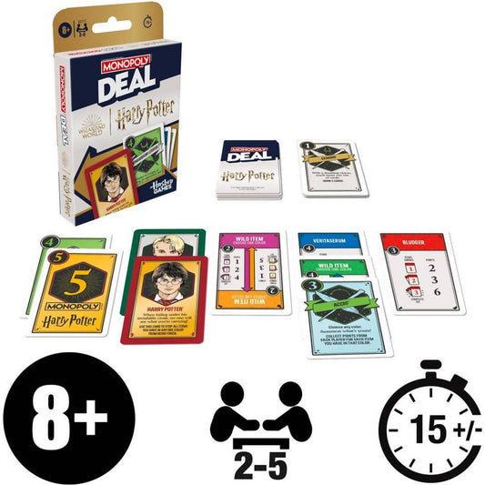 Monopoly -  Deal - Harry Potter Card Game - Hasbro