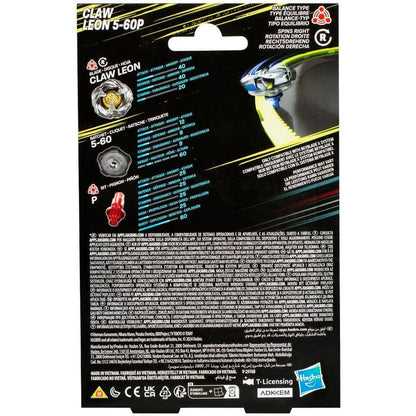 Beyblade -  X - Claw Leon 5-60P Starter Pack Top And Launcher