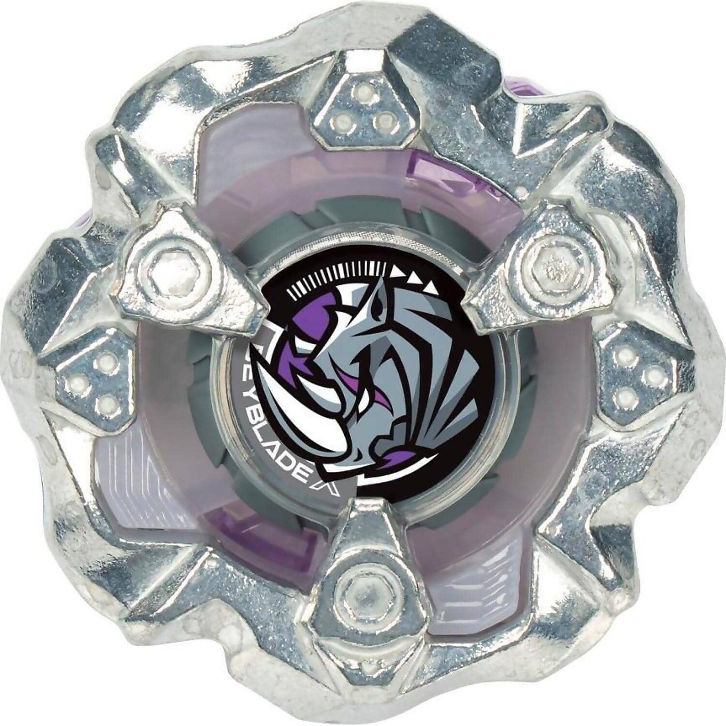 Beyblade -  X - Horn Rhino 3-80S Booster Pack Set With Defense Type Top
