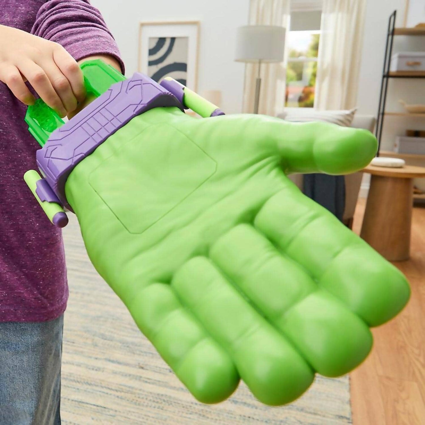 Nerf - Marvel Avengers Hulk Thunderclap Blaster Roleplay Toy With 3 Nerf Darts - Hasbro