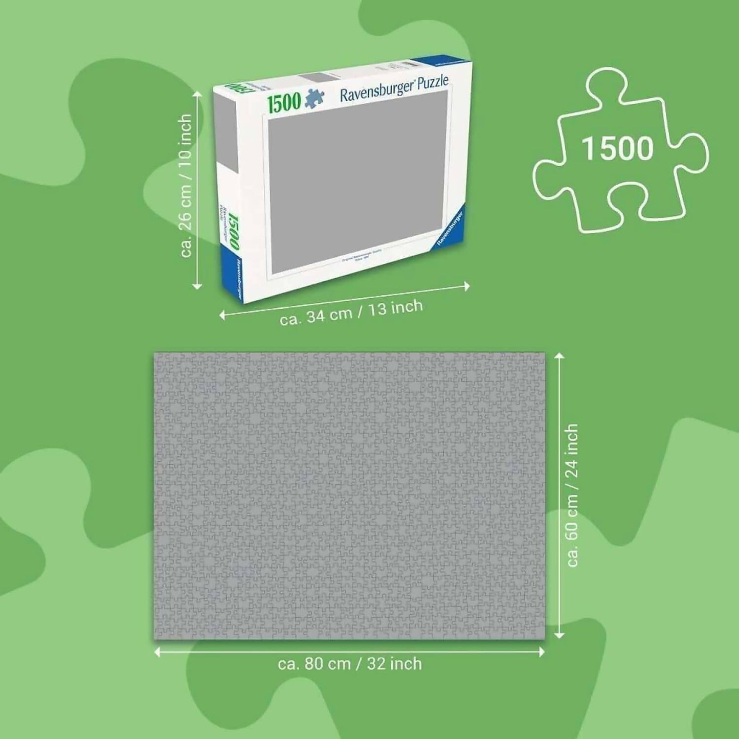 Ravensburger - Rose Khan The Green House Jigsaw Puzzle 1500pc