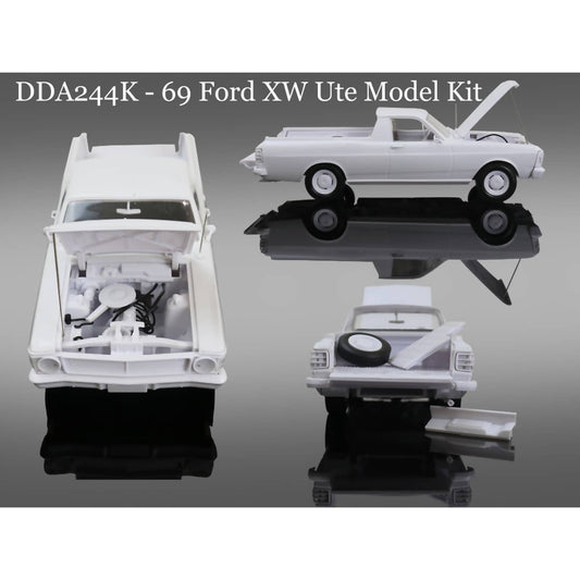 DDA Collectibles -  1:24 Scale - XW Standard Ford Ute - Plastic Diecast Model Kit
