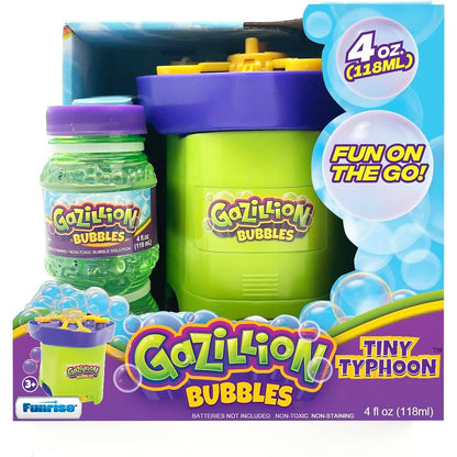Gazillion -  Bubbles - Tiny Typhoon Bubble Machine 118ml