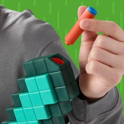 Nerf - Minecraft Sword Dart Blaster Includes 8 Nerf N1 Darts