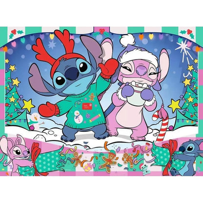 Ravensburger - Xmas Disney Stitch Christmas XXL Jigsaw Puzzle 100pc