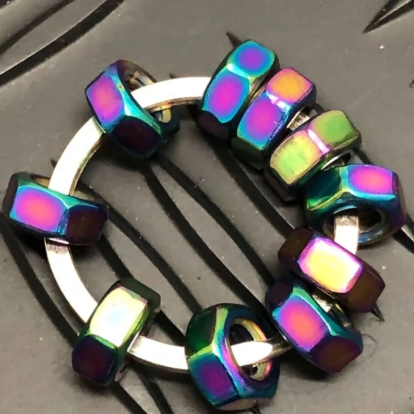 Kaiko - Hexa Fidget Range by Kaiko - Oil Slick Hexa XL Fidget Toy