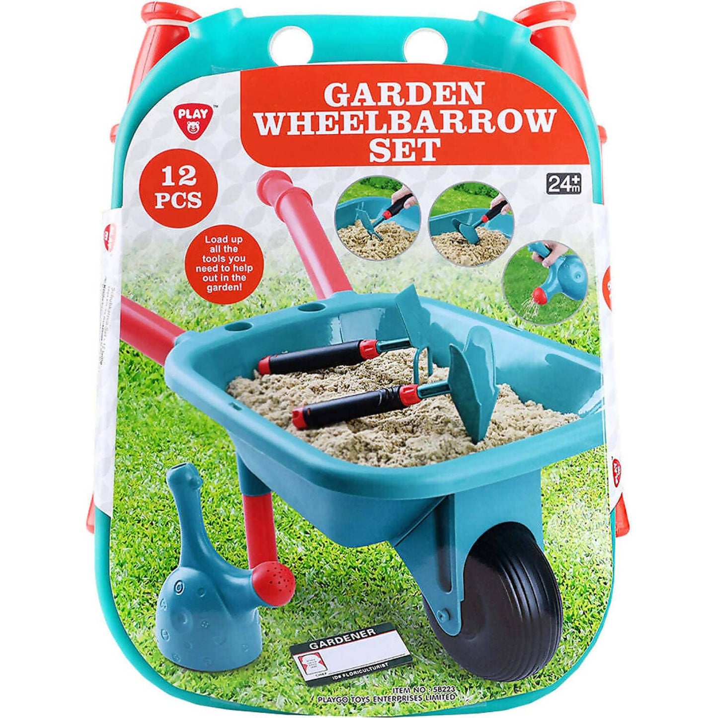 Playgo Toys Ent. Ltd  -  Garden Wheelbarrow Set Role Play