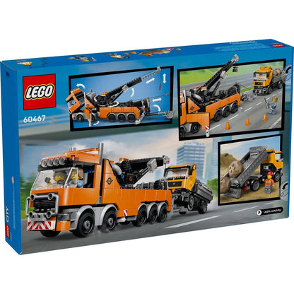 LEGO 60467 Heavy-Duty Recovery Tow Truck with Crane - City