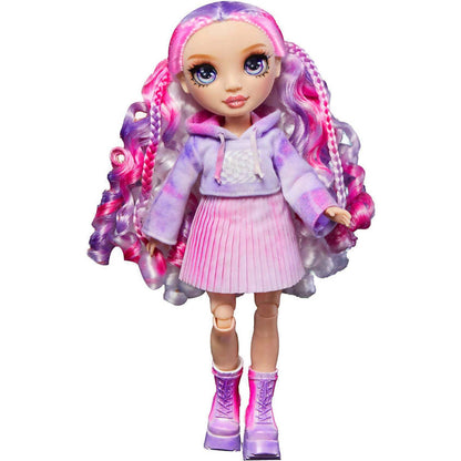 Rainbow High - Watercolour & Create DIY Fashion Doll - Purple Eyes