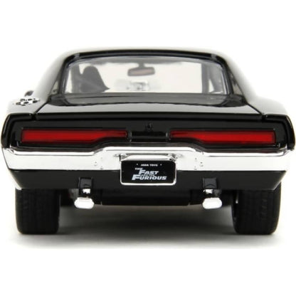 Jada Toys - Hollywood Rides 1970 Dodge Charger With Dom Toretto 1:24 Scale Diecast Vehicle & Dom Figure Set