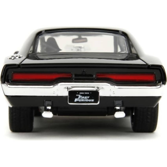 Jada Toys - Hollywood Rides 1970 Dodge Charger With Dom Toretto 1:24 Scale Diecast Vehicle & Dom Figure Set