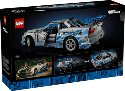 LEGO 42210 2 Fast 2 Furious Nissan Skyline GT-R (R34) Car - Technic