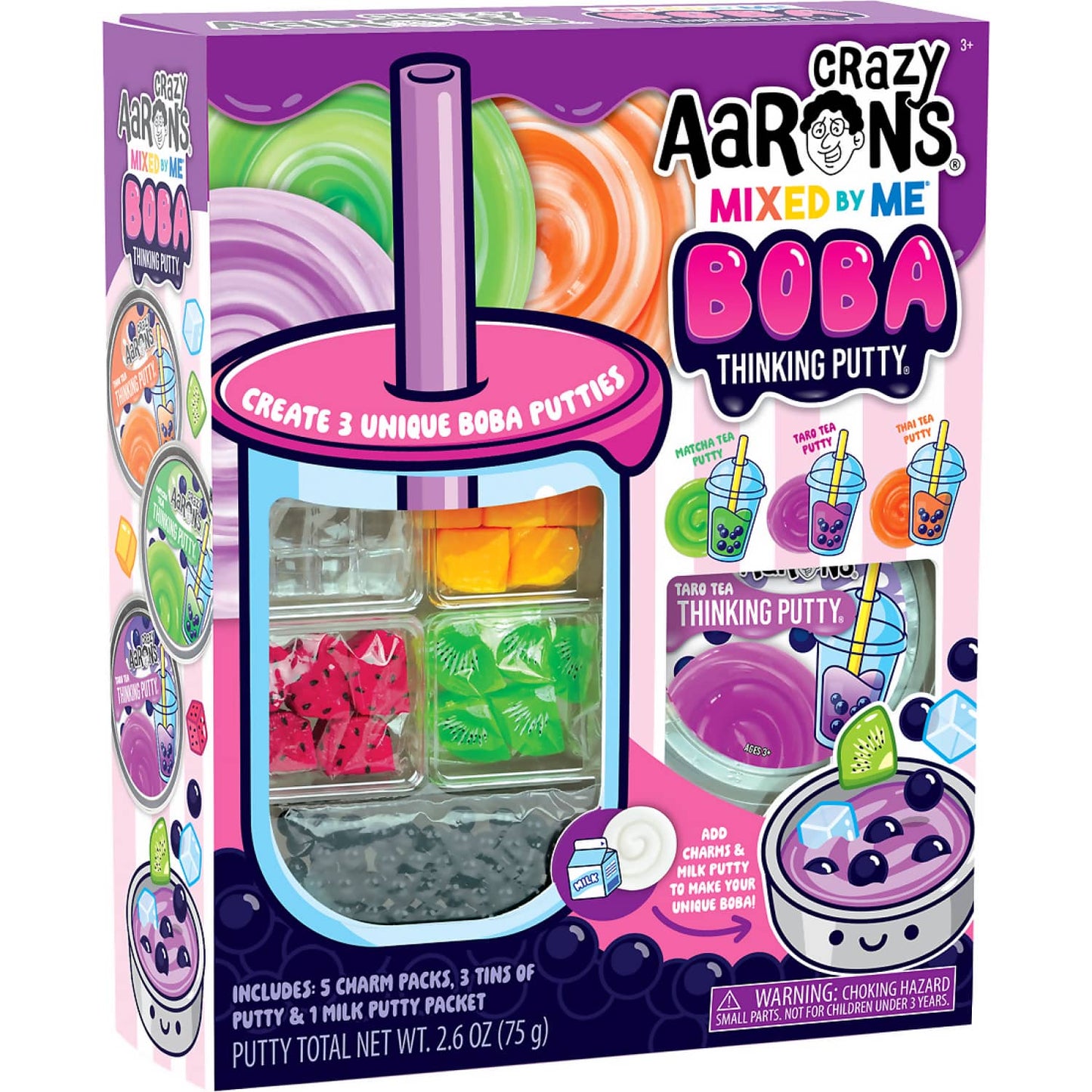 Crazy Aaron's - Mixed By Me Boba Thinking Putty Set