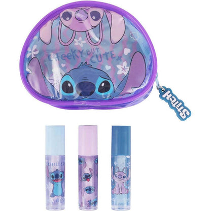 Disney -  Stitch - 3pk Lip Gloss & Purse Set