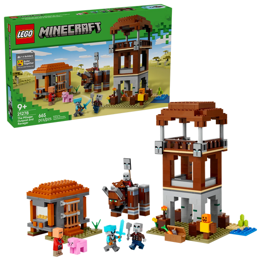 LEGO 21278 The Pillager Outpost and Ravager - Minecraft