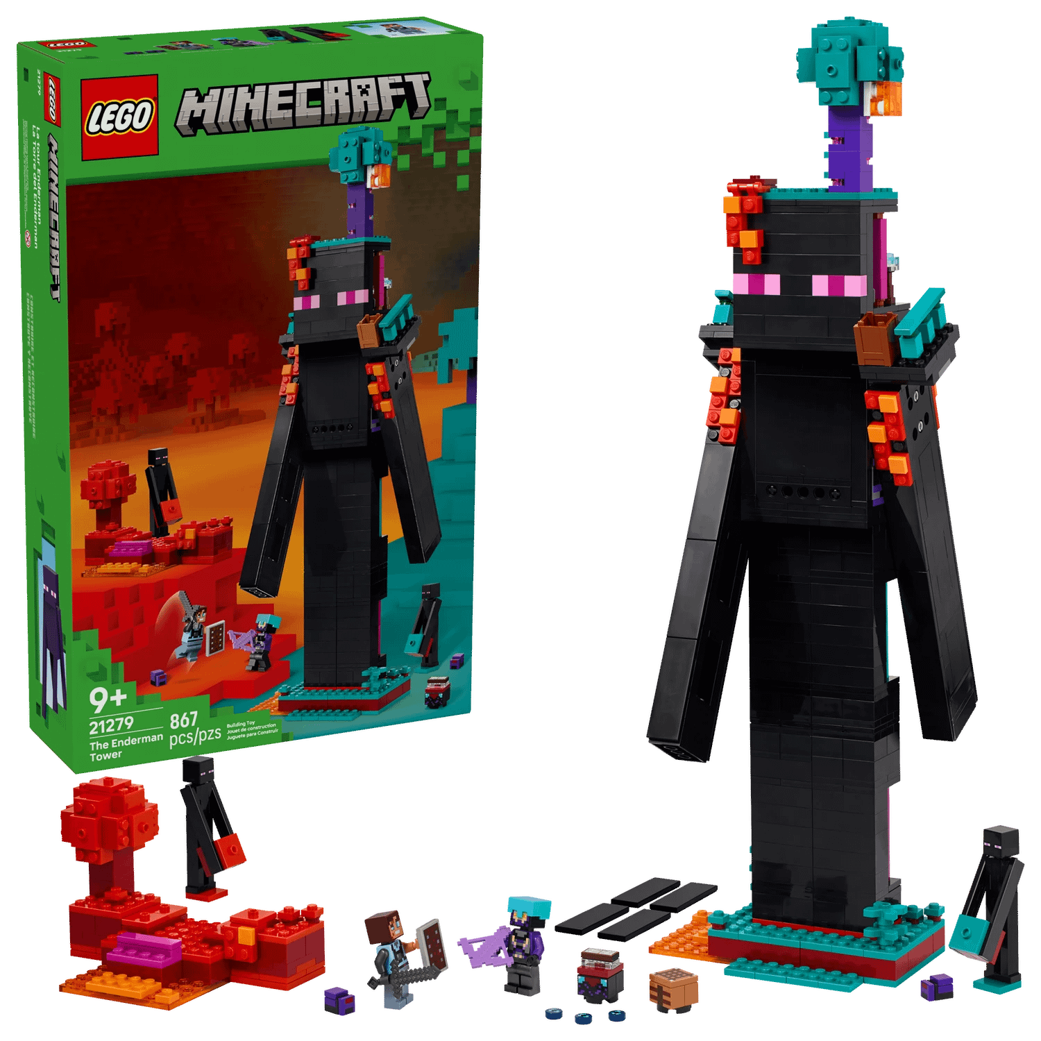 LEGO 21279 The Enderman Tower - Minecraft