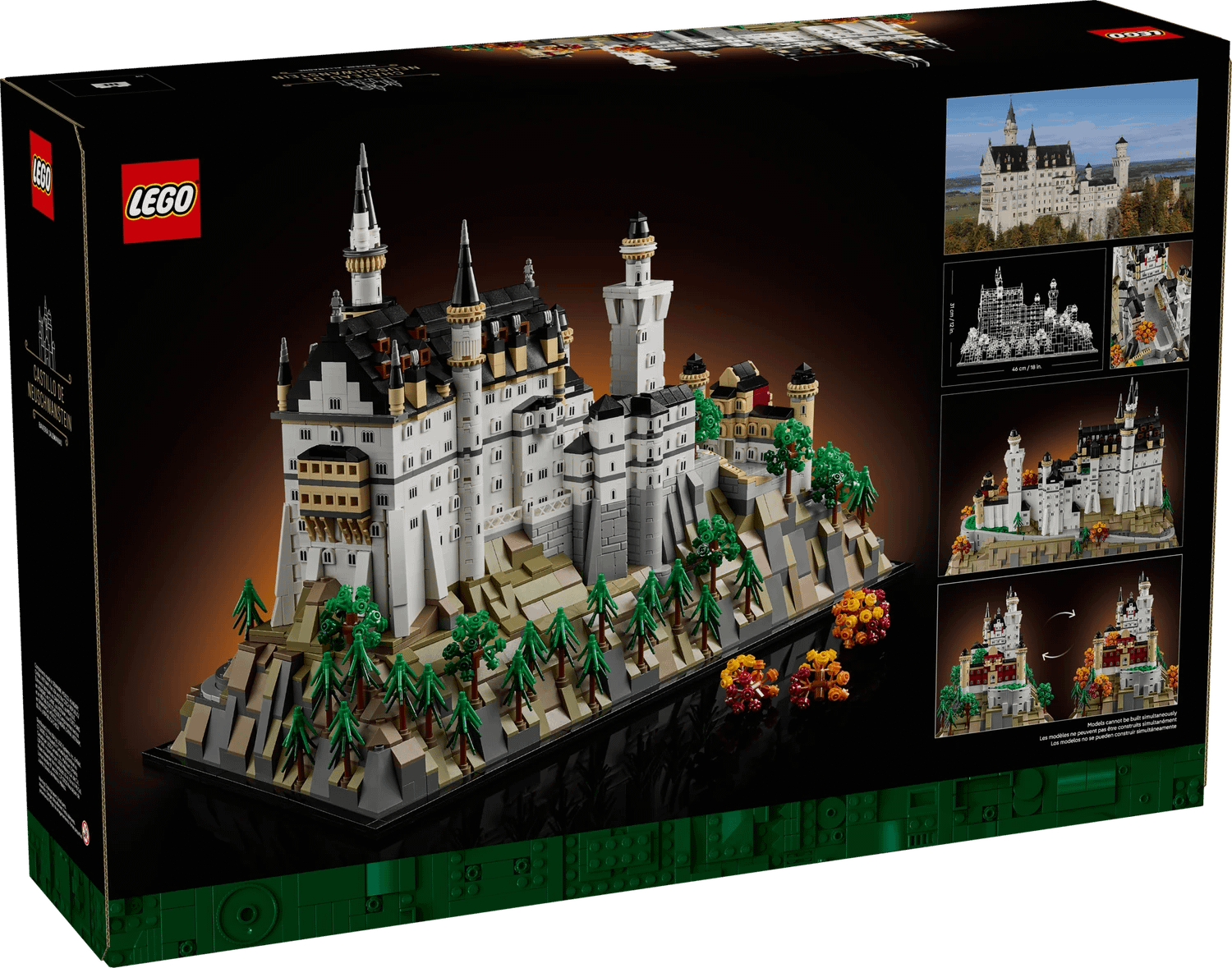 LEGO 21063 Neuschwanstein Castle - Architecture