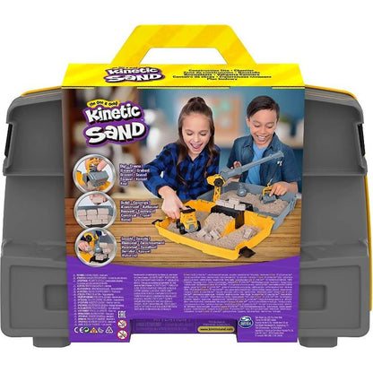 Kinetic Sand - Construction Site Box Moldable Sand 907gm - Spin Master