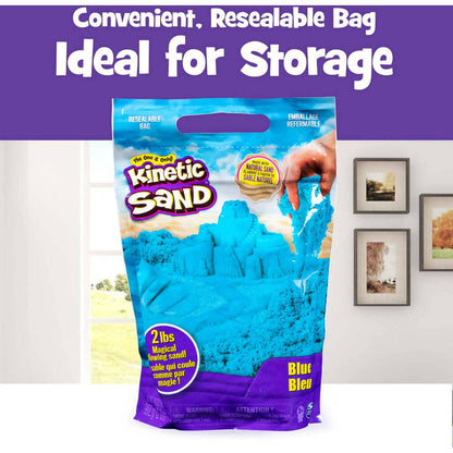 Kinetic Sand - The Original Moldable Sand Refill Blue 907gm - Spin Master