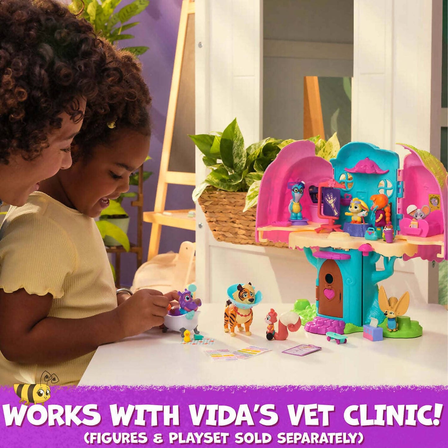Vida The Vet - Vida & Zig Zag’s Cast & Care Playset Pack - Spin Master