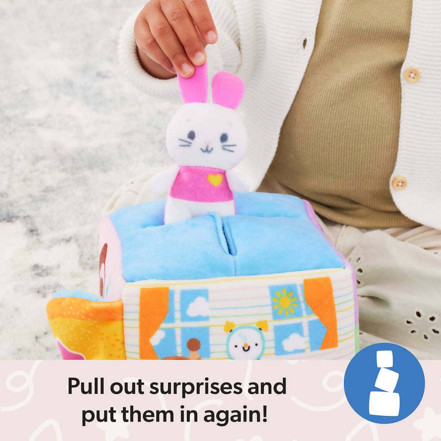 Ms. Rachel - Surprise Learning Box Soft Learning Cube - Spin Master
