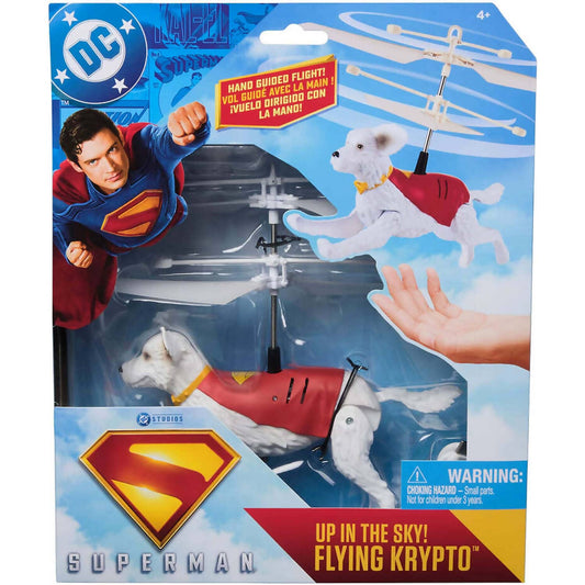DC -  SUPERMAN - Up in the Sky! Flying Krypto - Spin Master